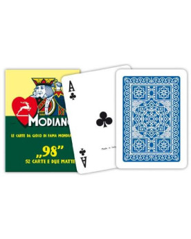 CARTE MODIANO POKER BLU