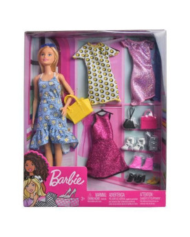 BARBIE 4 ABITI + ACCESSORI